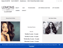 Tablet Screenshot of lemons.ie